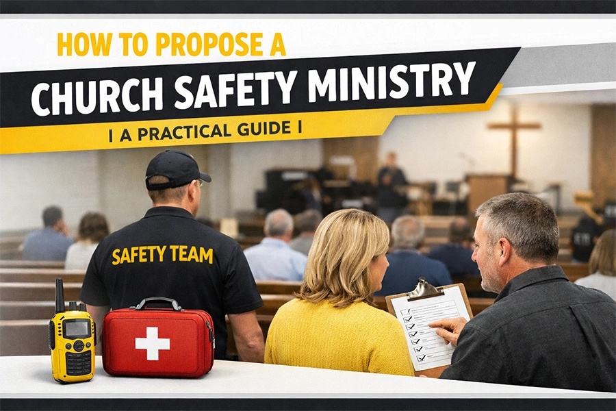 Safety Ministry Blueprint Structure a Church Safety Plan